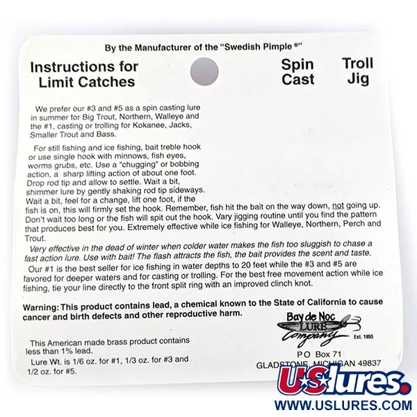 Bay de Noc Do-Jigger #3, 9g, lusikkauistin #17193