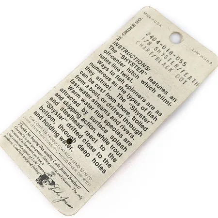 Luhr Jensen Shyster, 3,5g Kulta, Lippauistin #17309