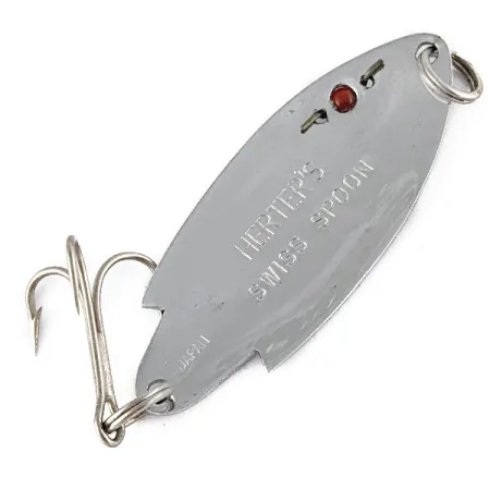 Herter's Swiss Spoon, 7g, nikkeli/punaiset silmät, lusikkauistin #22132