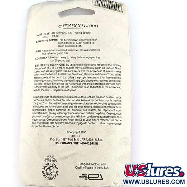 Rebel Arrowhead, 17 g Musta, uistelulusikka #17547