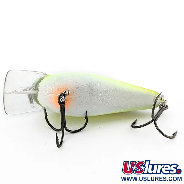 Strike King KVD Silent square bill, 12g Chartreuse Sexy Shad, vaappu #19626