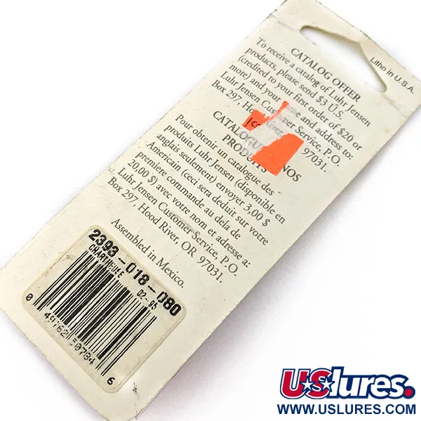 Luhr Jensen Hot Tail, 3,5g chartreuse, lippauistin #18117