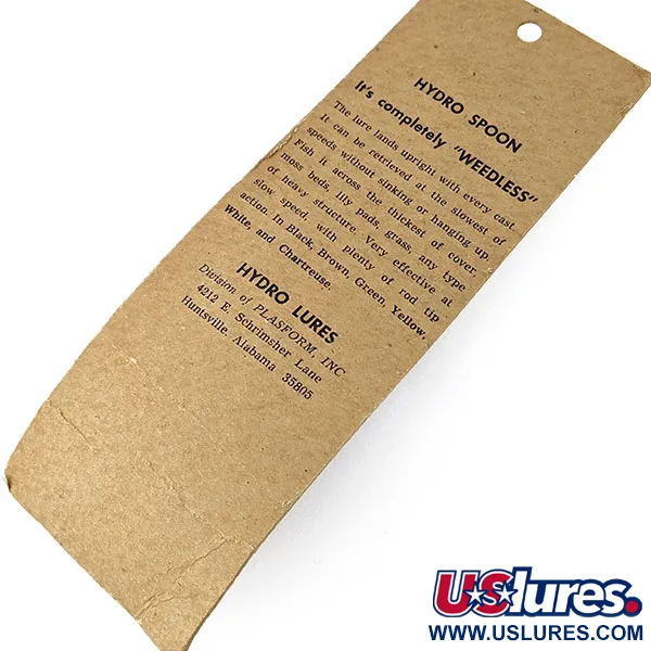 Hydro Lures Hydro Spoon, 11g musta/vihreä, ruohikkolusikka #18150