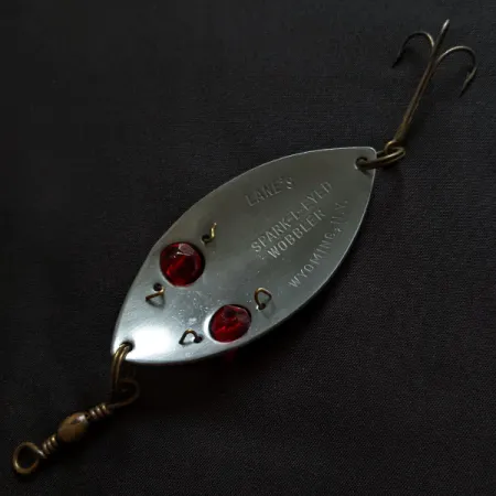 Lane's Spark-l-eyed wobbler, 25g, nikkeli/punaiset silmät, lusikkauistin #18372