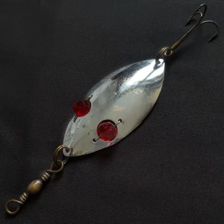 Lane's Spark-l-eyed wobbler, 25g, nikkeli/punaiset silmät, lusikkauistin #18372