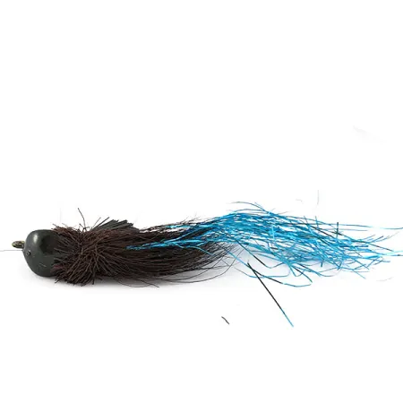 Wahoo Bucktail Jig, musta/sininen, 17g, karvajigi #18708