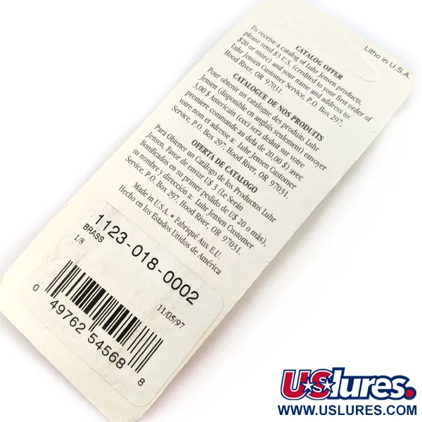 Luhr Jensen Lil' Kroc (Krocodile Stubby), kultainen, 4,5g, lusikkauistin #18727