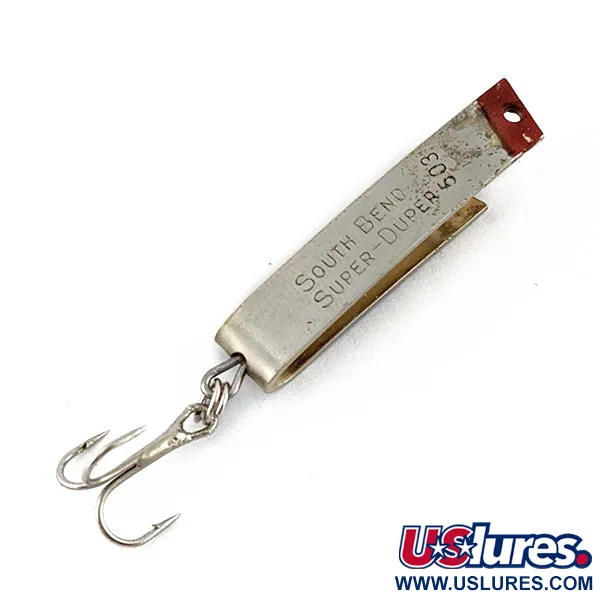 South Bend Super-Duper 503, 4,3 g, nikkeli/kulta/punainen, lusikkauistin #18868