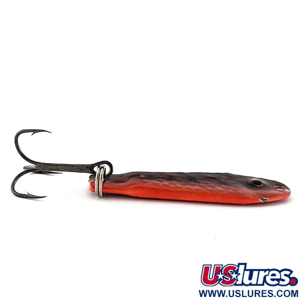 Renosky bloody jig spoon, 12g, puna-musta, pystyviehe #20392