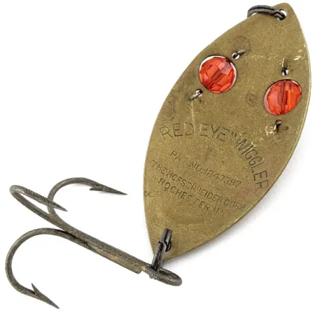 Hofschneider Red Eye Wiggler, 25g messinki / punaiset silmät, lusikkauistin #19369