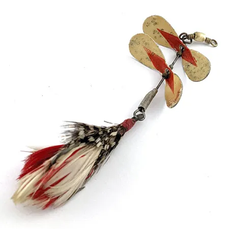 Pflueger Tandem, 10g, nikkeli/punainen, lippauistin #19559