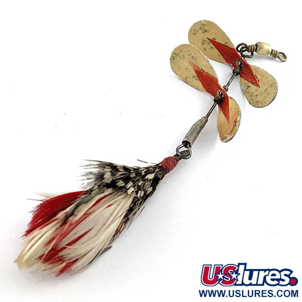 Pflueger Tandem, 10g, nikkeli/punainen, lippauistin #19559