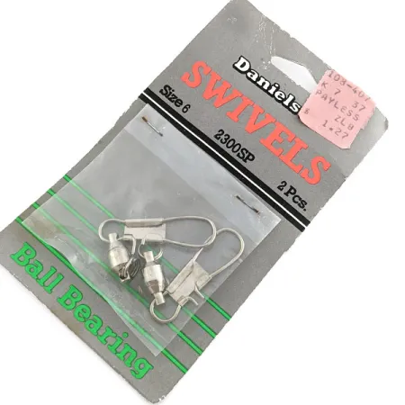 Danielson Swivels #6, nikkeli, leikarit #19775