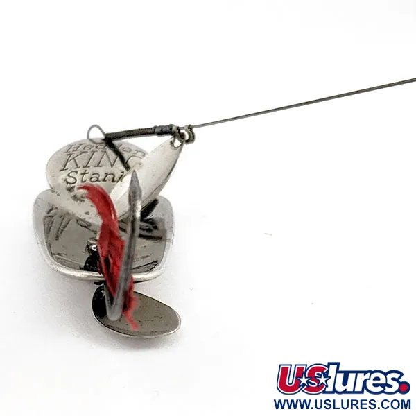 Heddon King Stanley, 21g nikkeli/punainen, lippalusikka #19938