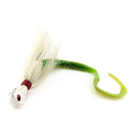 Arkie Lures Ocean Logic Bucktail Striper, 31g, Pearl, Jigi #20139