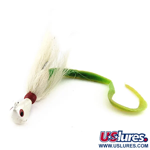 Arkie Lures Ocean Logic Bucktail Striper, 31g, Pearl, Jigi #20139