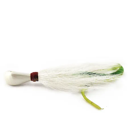Arkie Lures Ocean Logic Bucktail Striper, 31g, Pearl, Jigi #20139