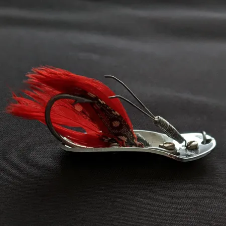 Pflueger Chum 2, nikkeli/punainen, 7g, lusikkauistin #20257