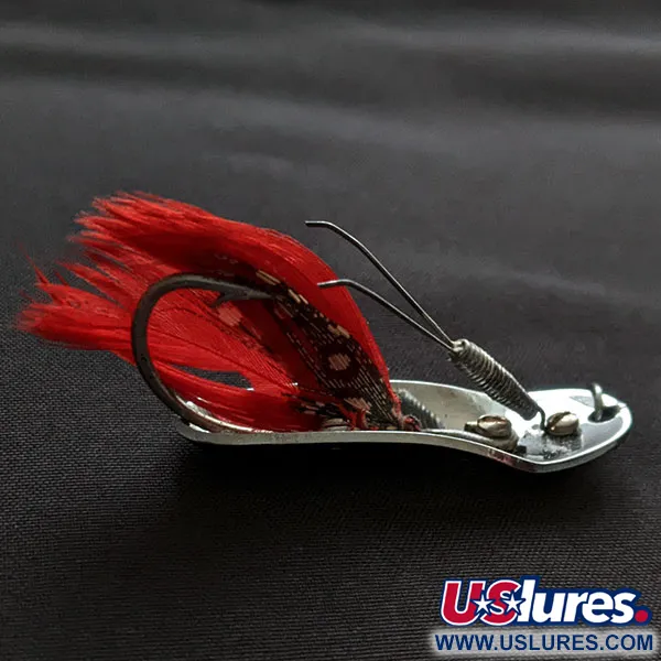 Pflueger Chum 2, nikkeli/punainen, 7g, lusikkauistin #20257