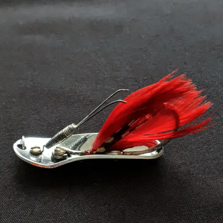 Pflueger Chum 2, nikkeli/punainen, 7g, lusikkauistin #20257