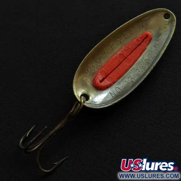 Nebco Pixee, 24g, nikkeli/messinki/vaaleanpunainen, lusikkauistin #20434