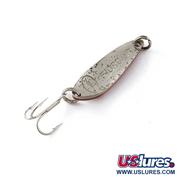 Acme Fiord Spoon Jr Lightning, 3,4g, punainen/valkoinen/nikkeli, lusikkauistin #20563