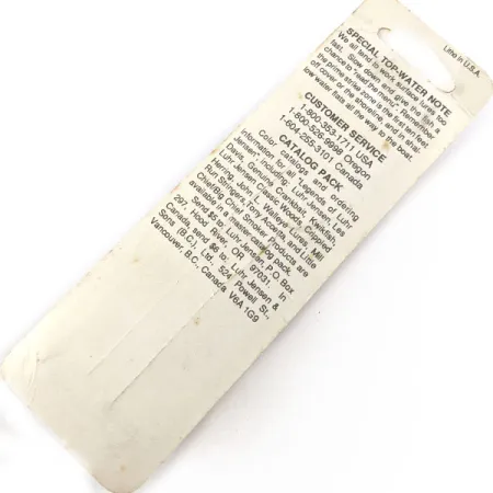 Luhr Jensen Nippin' Sam Wood, 7g, Hopea, Pintaviehe #20575