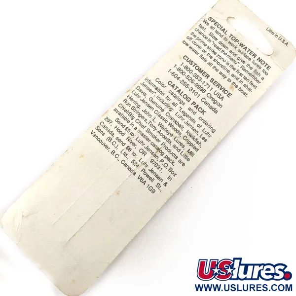 Luhr Jensen Nippin' Sam Wood, 7g, Hopea, Pintaviehe #20575