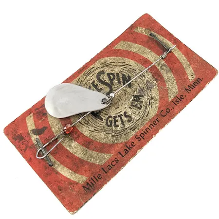 Mille Lacs Lake Spinner, 1g, nikkeli, lippauistin #20622