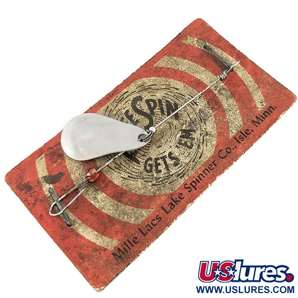 Mille Lacs Lake Spinner, 1g, nikkeli, lippauistin #20622