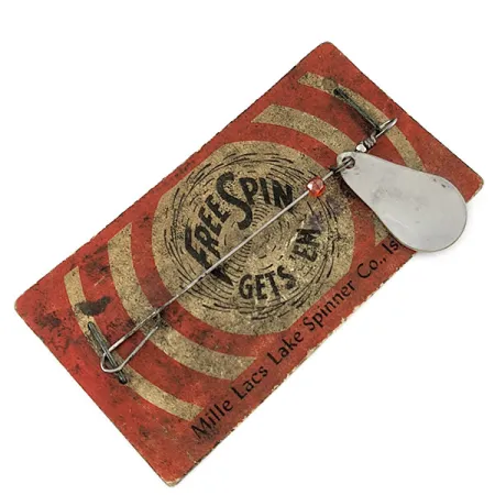 Mille Lacs Lake Spinner, 1g, nikkeli, lippauistin #20622