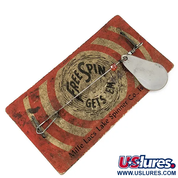Mille Lacs Lake Spinner, 1g, nikkeli, lippauistin #20622