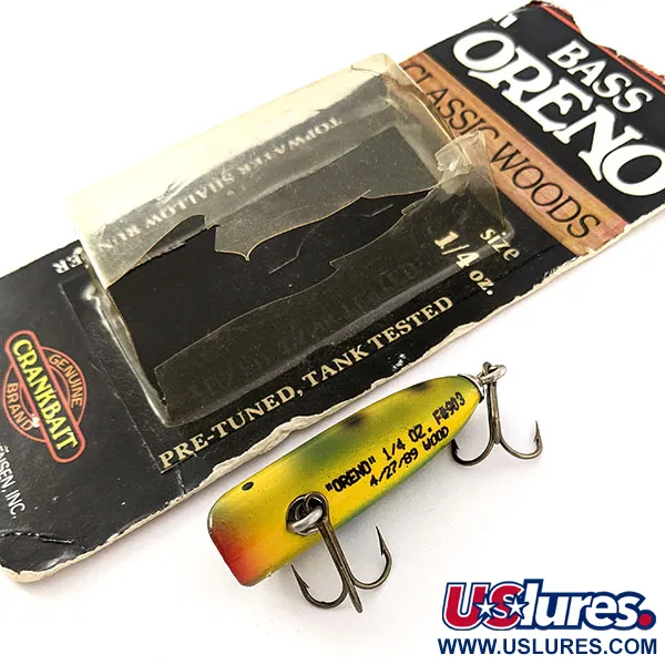 Luhr Jensen Bass Oreno Classic Woods, 7g, Frog, pintaviehe #20748