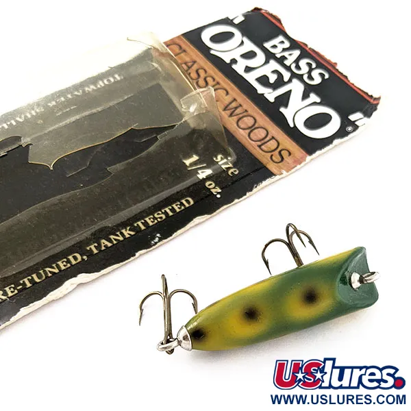 Luhr Jensen Bass Oreno Classic Woods, 7g, Frog, pintaviehe #20748