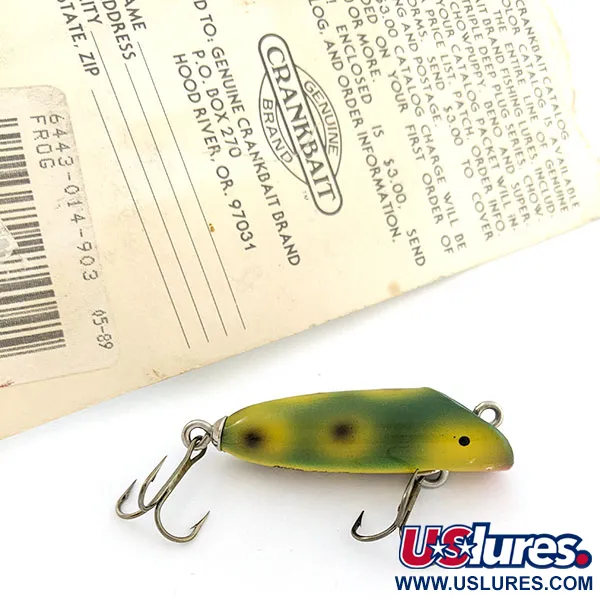 Luhr Jensen Bass Oreno Classic Woods, 7g, Frog, pintaviehe #20748