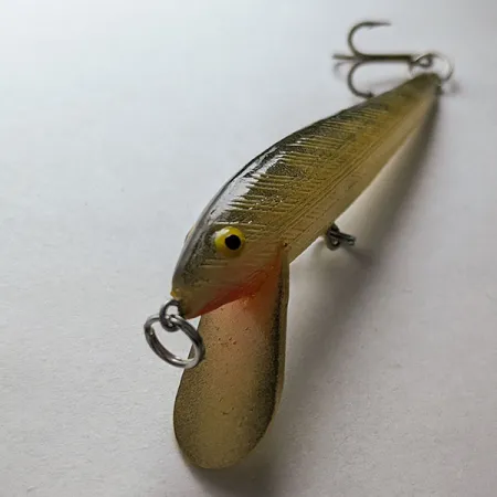 Bill Norman Shiner Minnow, 3g, harmaa/luunvalkoinen, vaappu #20926