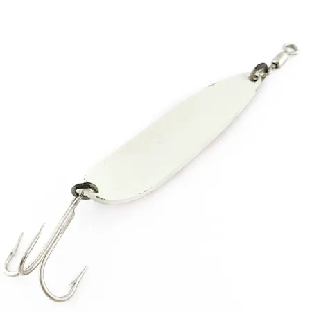 Luhr Jensen Krocodile #5, 28g, valkoinen/oranssi UV, lusikkauistin #21107