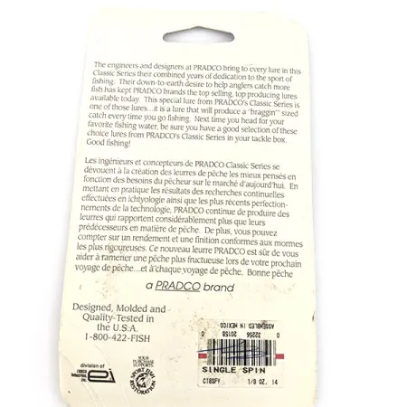 Bomber The Classics Bushwacker, 4 g, nikkeli/keltainen, spinnerbaitti #21283