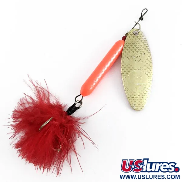 Worden’s Original Rooster Tail, kulta/neonpinkki, 14g, lippa #21427
