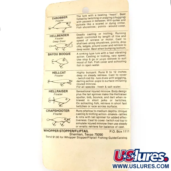 Whopper Stopper Bayou Boogie, 7g Barfish, uppoava vaappu #23647