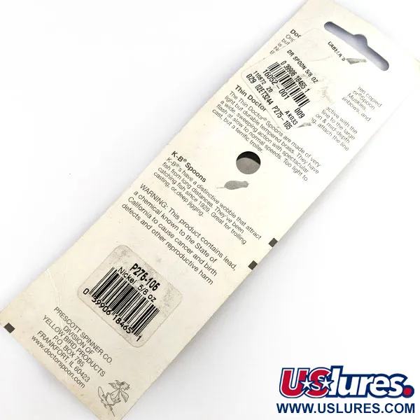 Prescott Spinner Little Doctor 275, 21g, nikkeli, lusikkauistin #21644