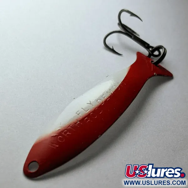 Worth Fly Rod Demon, 2,5g nikkeli/puna-valkoinen, Lusikkauistin #21693