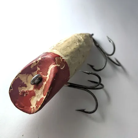 South Bend Bass Oreno, 17g puna-valkoinen, puuvaappu #21720