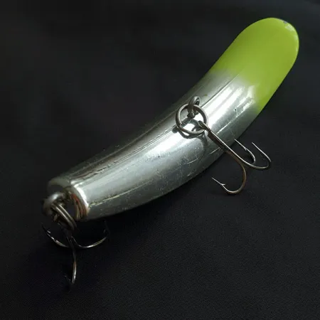 Luhr Jensen Rattling Kwikfish, 48g, Hopea/Keltainen, Vaappu #21953