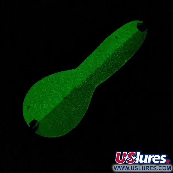 Glen Evans Loco 2, 10g, valkoinen/vihreä Glow, lusikkauistin #22000