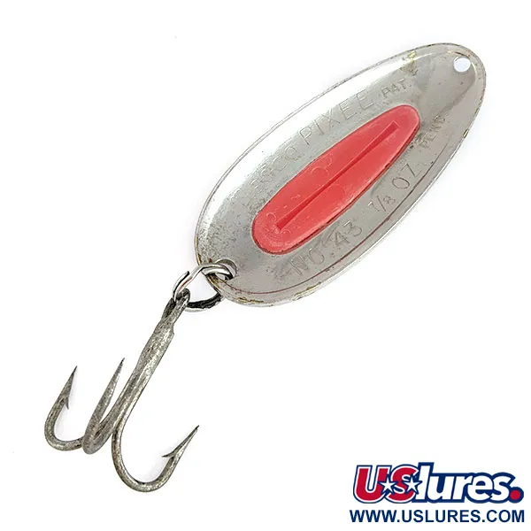 Nebco Pixee, 24g, nikkeli/vaaleanpunainen, lusikkauistin #22022