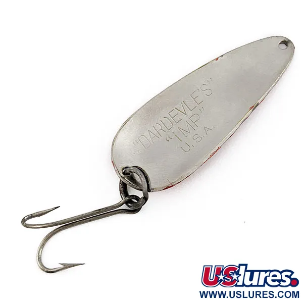 Dardevle Imp (1920-40-luku), punavalkoinen, 11g, lusikkauistin #22046