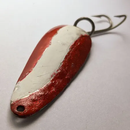 Dardevle Imp (1920-40-luku), punavalkoinen, 11g, lusikkauistin #22046
