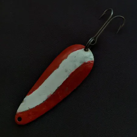 Dardevle Imp (1920-40-luku), punavalkoinen, 11g, lusikkauistin #22046