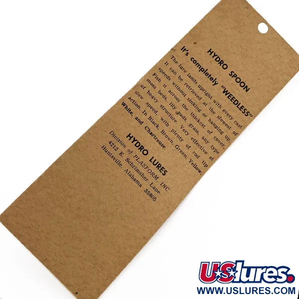 Hydro Lures Hydro Spoon, 11g, musta/vihreä, lusikkauistin #22092